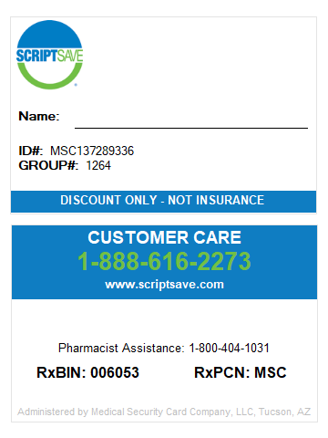 Savings Card