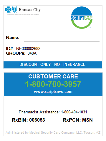 Savings Card